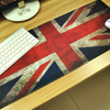 UK United Kingdom Britain Flag lockrand 66cm Big Size Durable Mouse Pad